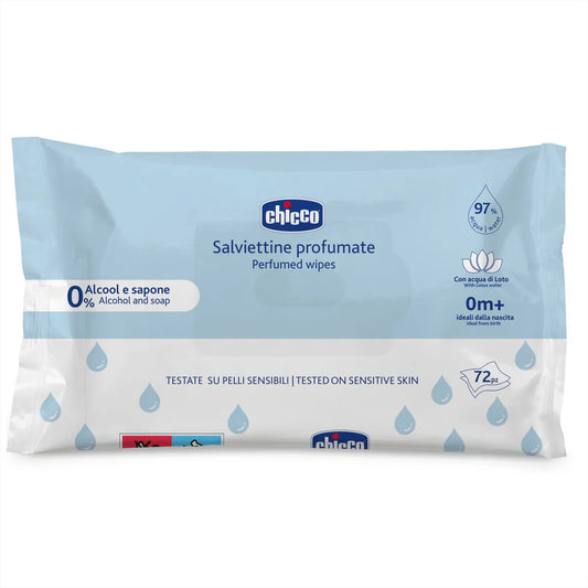 Toalhitas Perfumadas Chicco 0M+ - 72un.