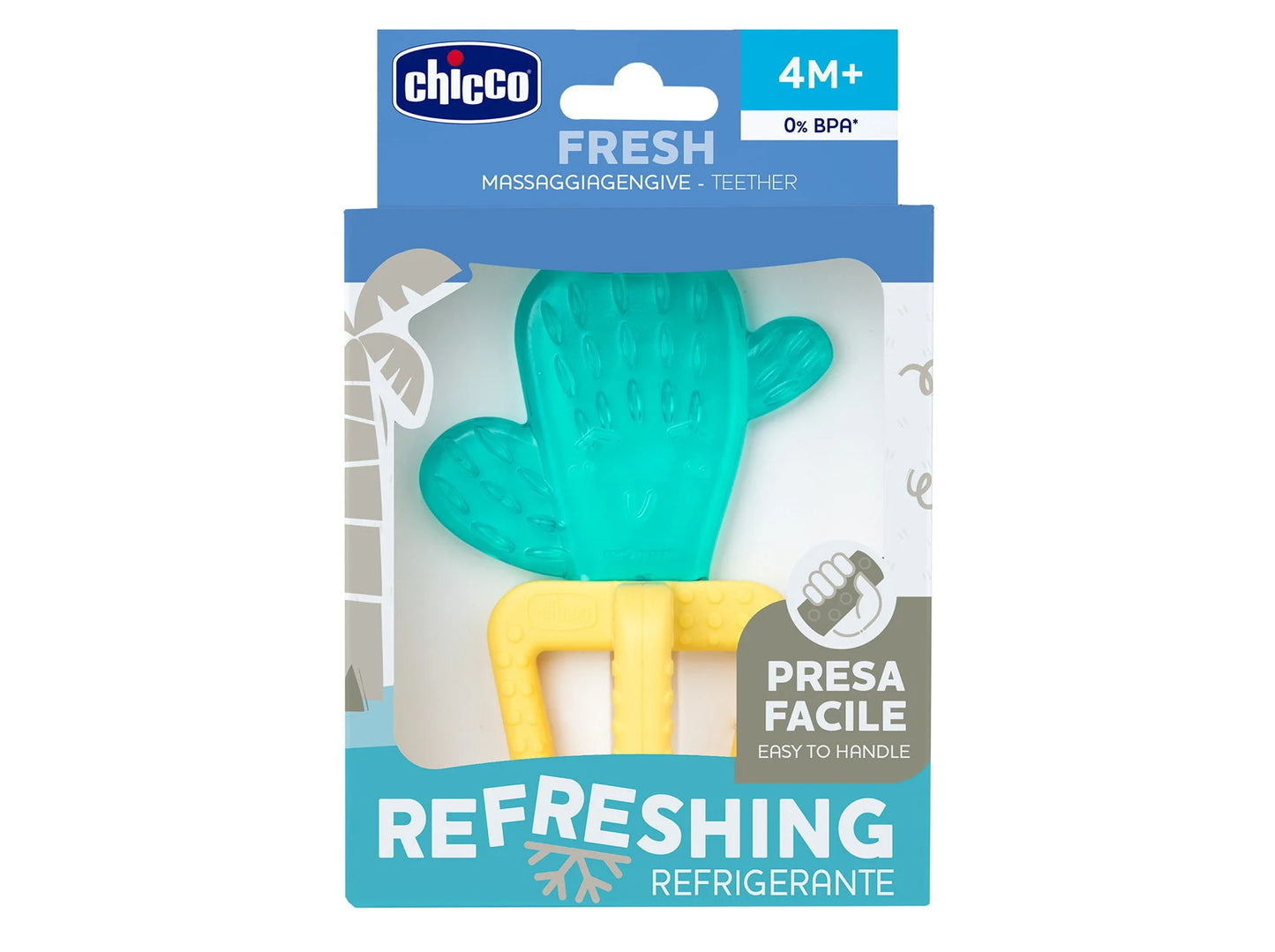 Chicco Fresh Cactus Teething Ring 4M+