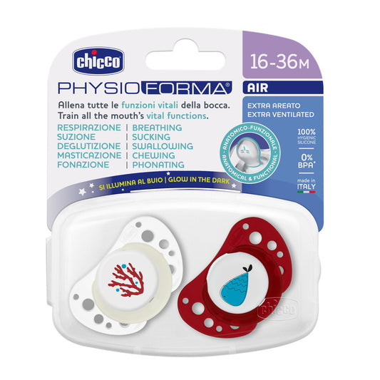 Physio Air Red Lumi Pacifier 16-36M