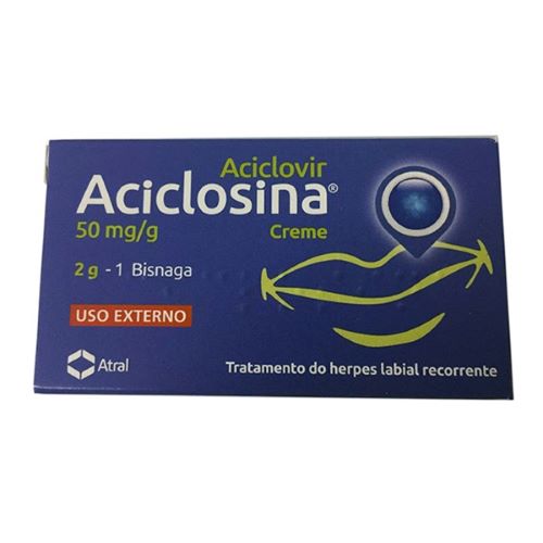 Aciclosina Creme 59 mg/g - Bisnaga 10g