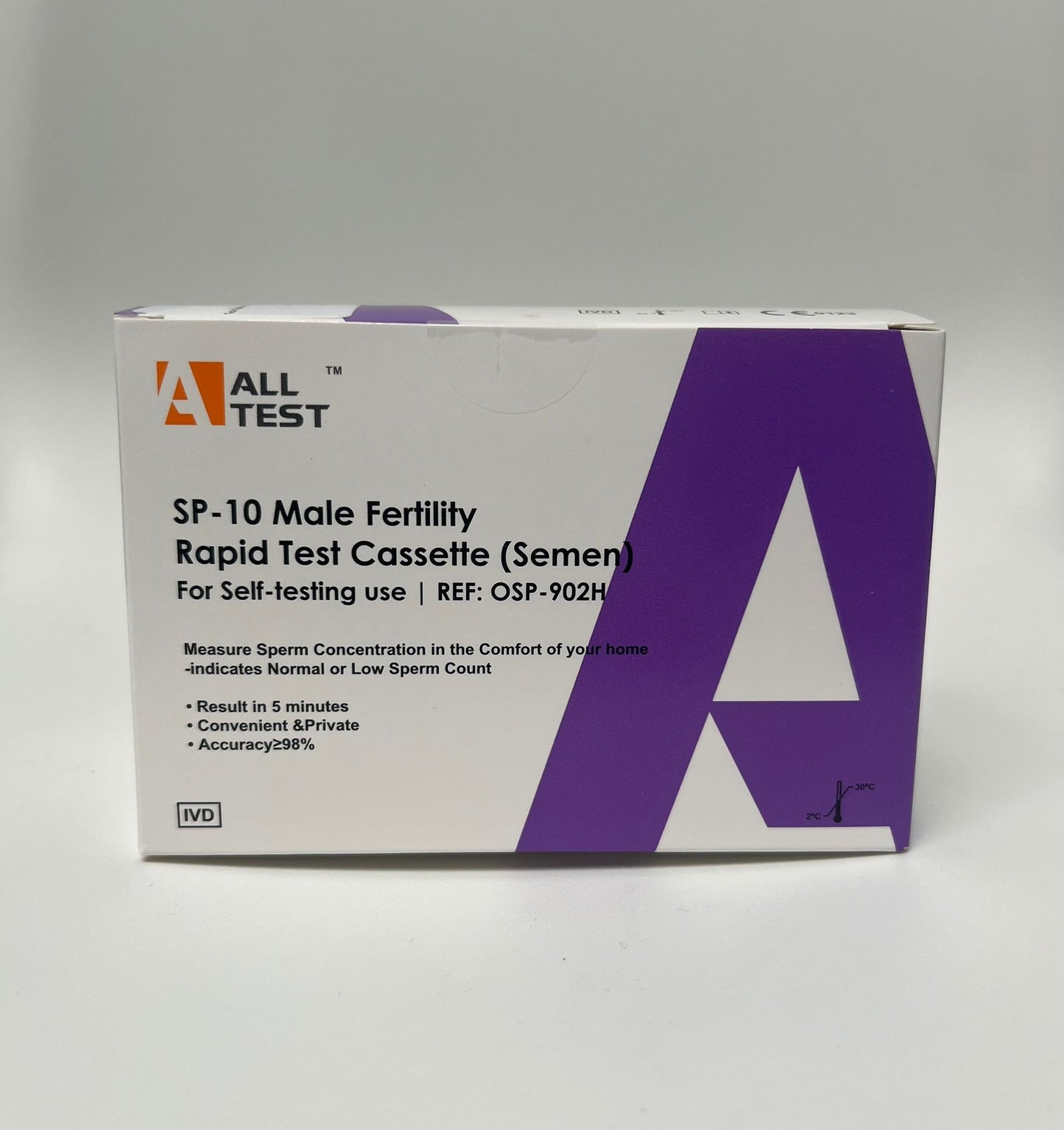 Rapid Male Fertility Test Cassette SP-10 (semen)