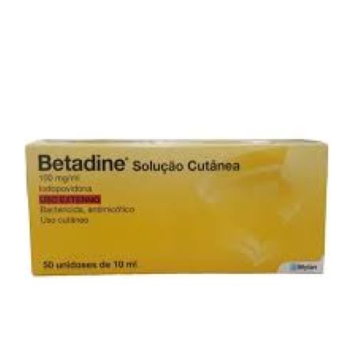 Betadine 100mg/ml 50x10ml Sol Cut