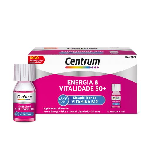 Centrum Energia E Vitalidade 50+ 7ml x15 Ampolas