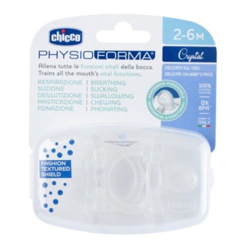 Chupeta Physio Crystal Sil. 2-6M x2