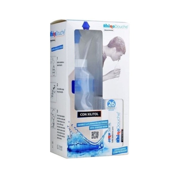 RhinoDouche Nasal Bottle + Salt XL 26 sachets 5g