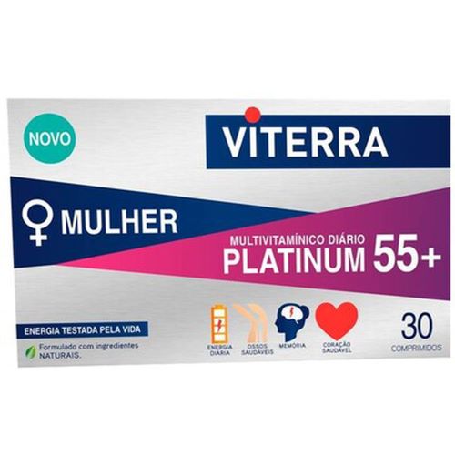 Viterra Platinum 55+ Mulher Comp 30un