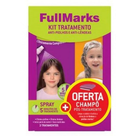 FullMarks Loção Anti-Piolhos e Anti-Lêndeas 150 ml  + oferta Champô pós-tratamento