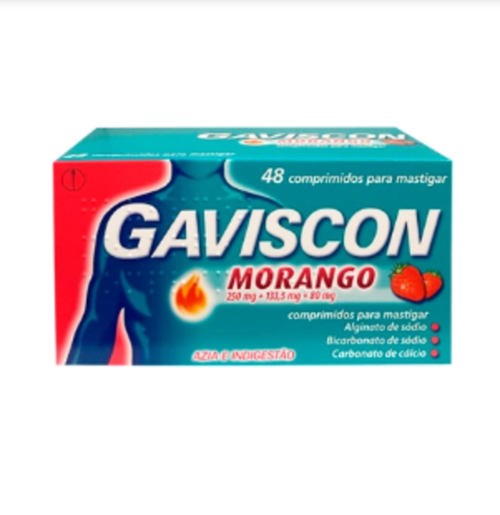 Gaviscon Strawberry 48 Comp. Chewable