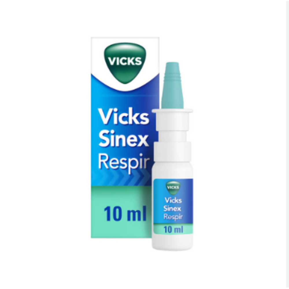 Vicks Sinex Respir Nasal Spray 0.5mg/ml 10ml