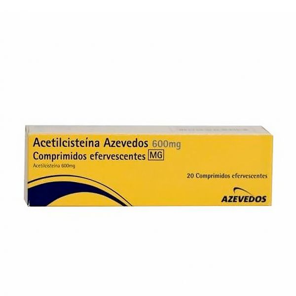 Acetilcisteína Azevedos 600mg 20 CP