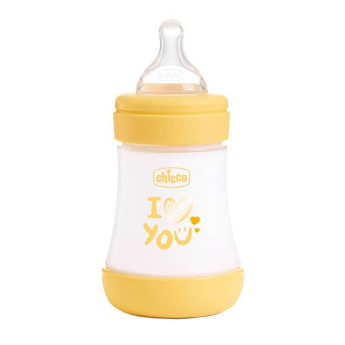 Biberão Perfect5 PP Amarelo fluxo lento 150ml