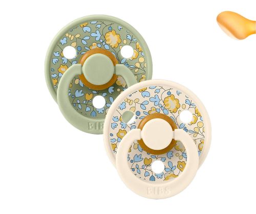 2 Chupetas BIBS Color Anatomical Liberty Eloise Sage 6-18M