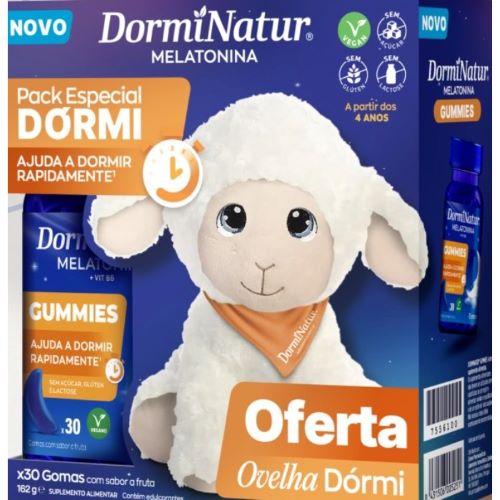 DormiNatur Melatonin Gummies - 30 units + Sheep