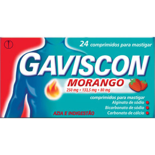 Gaviscon Morango 24 Comp