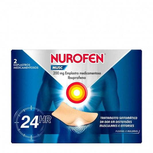 Nurofen Musc Emplastro Medicamentoso 200mg 2un