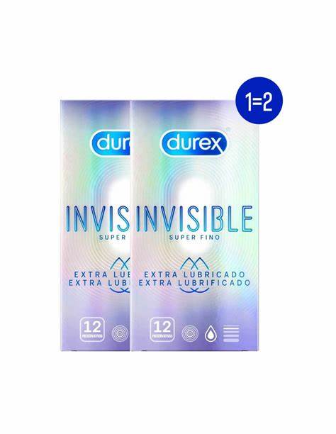 Durex Invis. Extr. Lub + Sens Cont. Total 12 + 12
