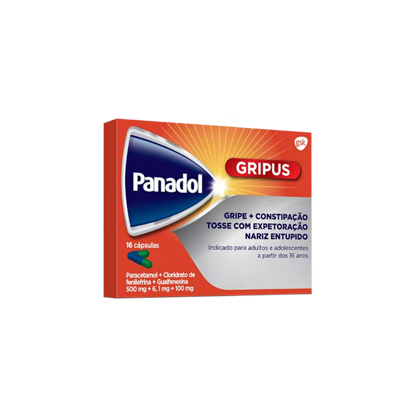 Panadol Gripus Caps 16un