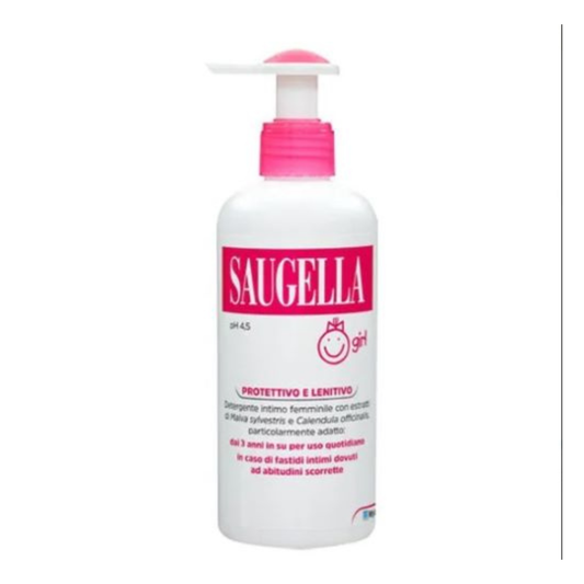 Saugella Girl Pump - Protege e acalma-250ml