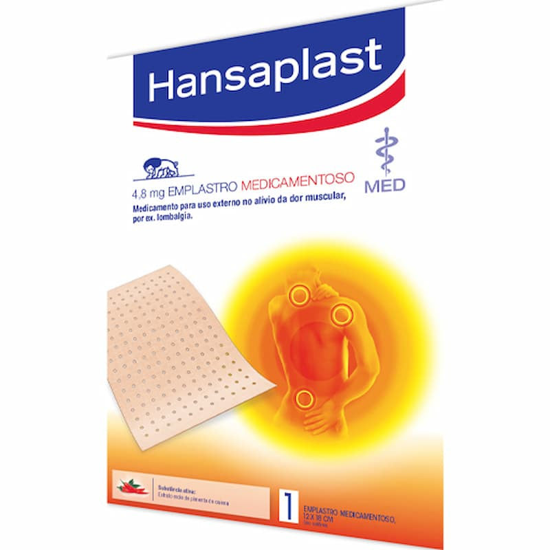 Hansaplast Emplastro Termico 4.8mg 2un