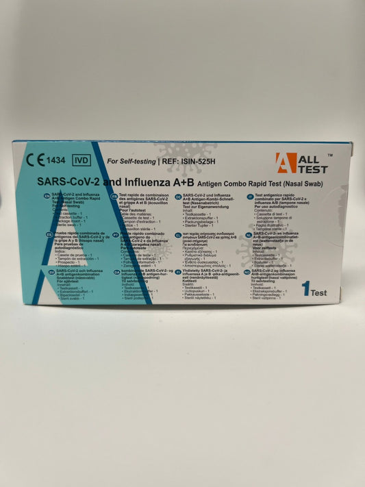 Antigénio de Gripe A/B e Covid-19 (Nasal) – ALL TEST