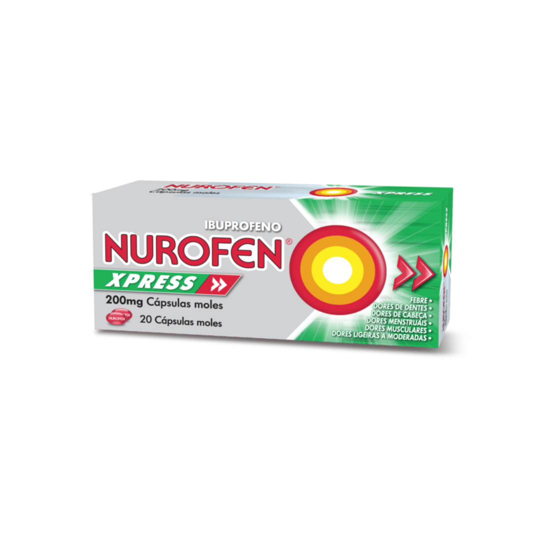 Nurofen Xpress Caps Moles 200mg 20un