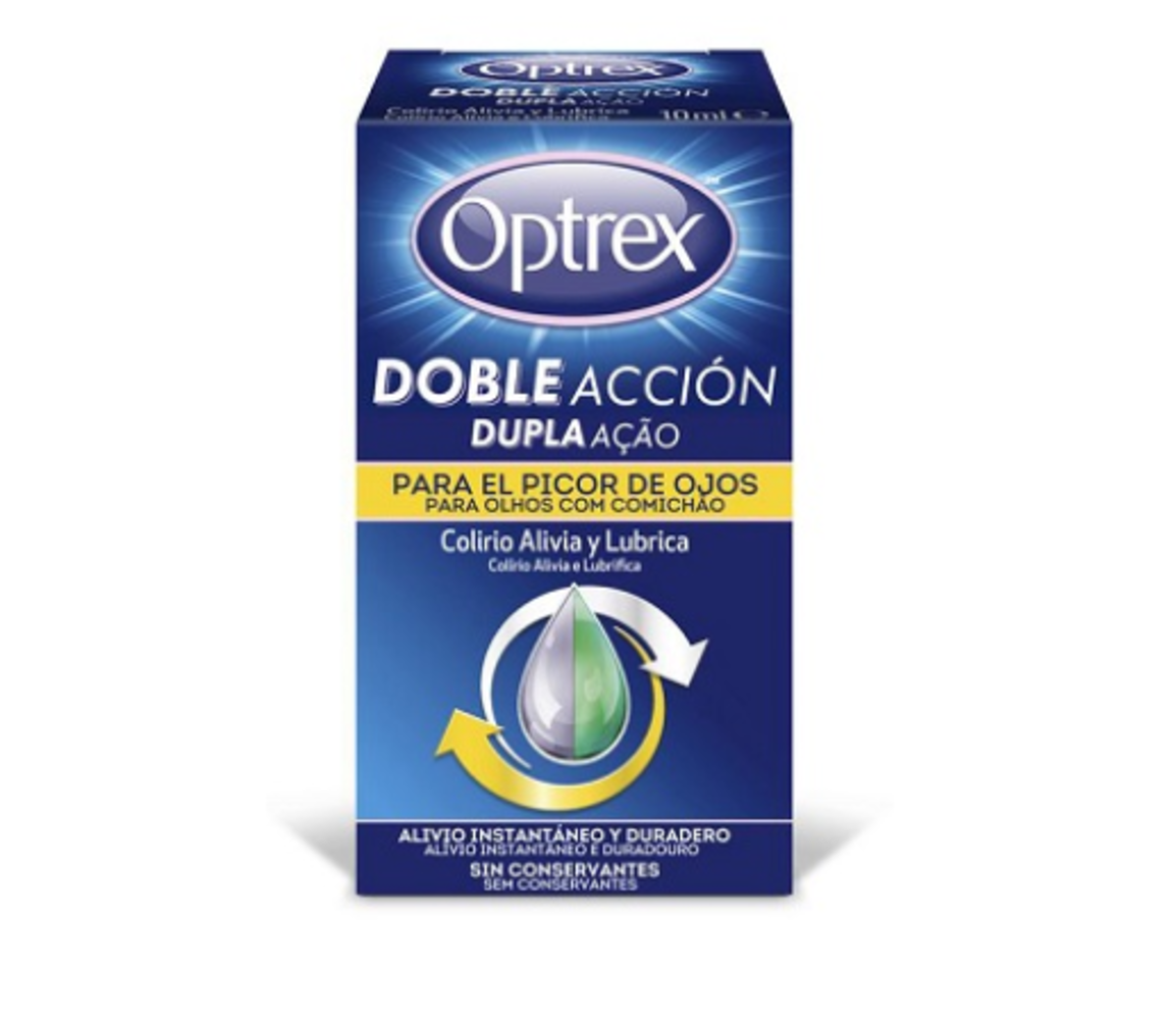 Optrex Dupla Ação - colírio para olhos com comichão