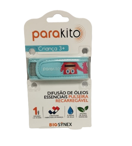 Parakito Pulseira Proteção Mosquitos- Junior monstros