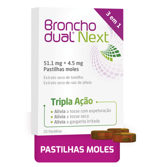 Bronchodual Next pastilhas