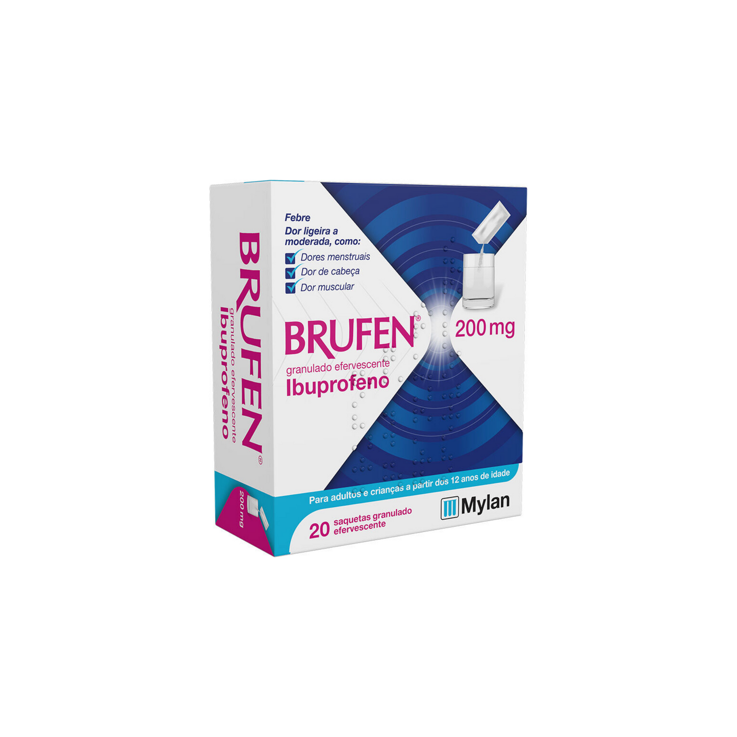 Brufen Granulado Efervescente 200mg 20un