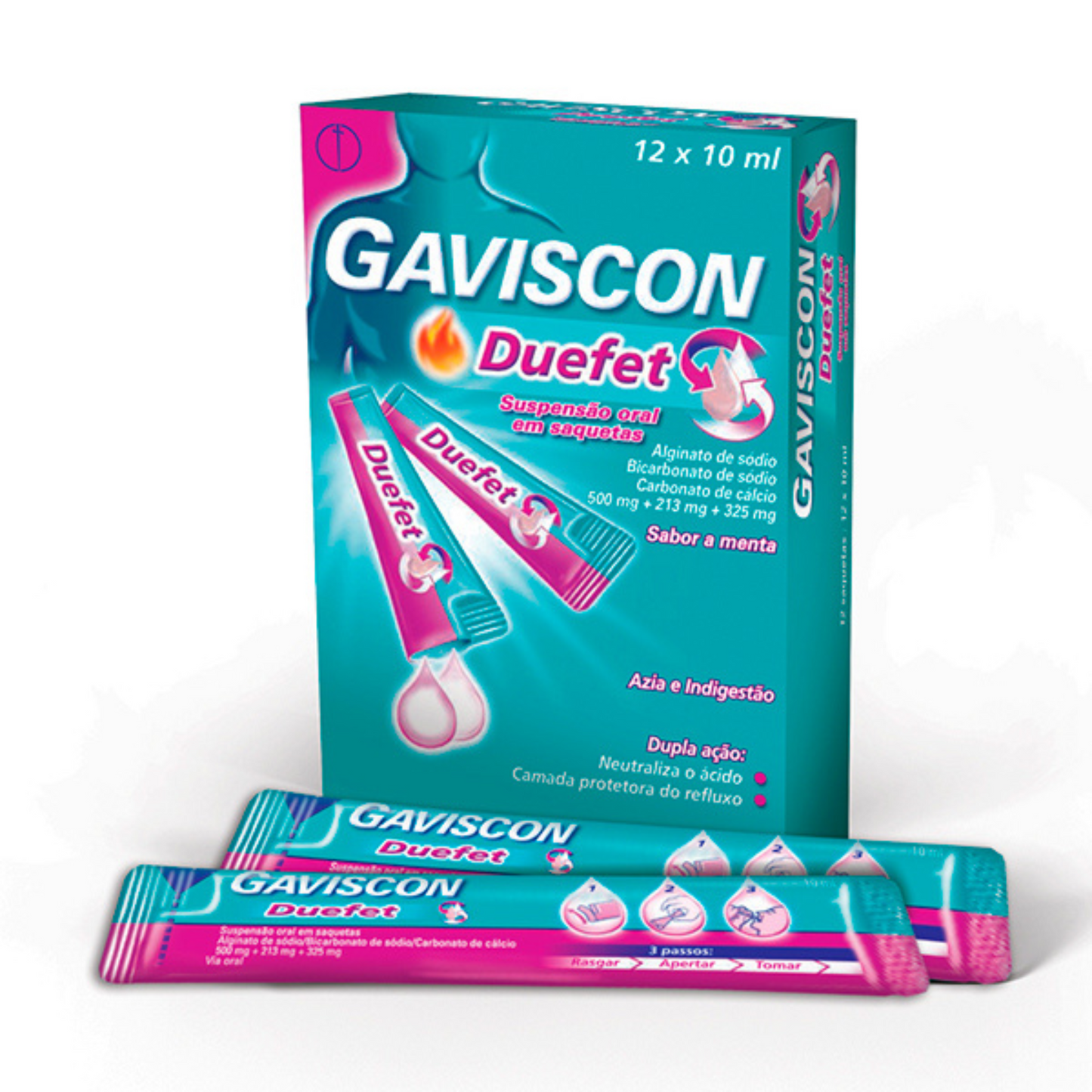 Gaviscon Duefet Suspensao Oral 12un