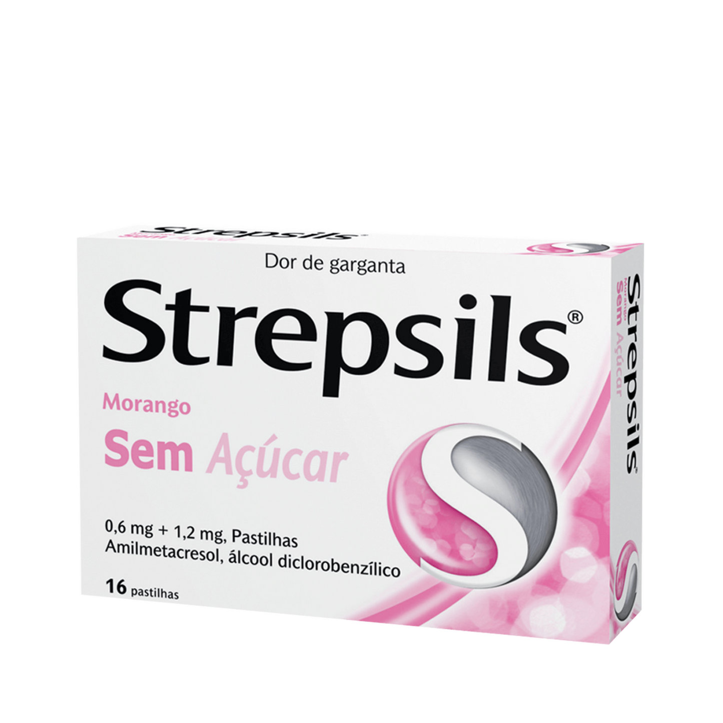 Strepsils Morango sem Açúcar